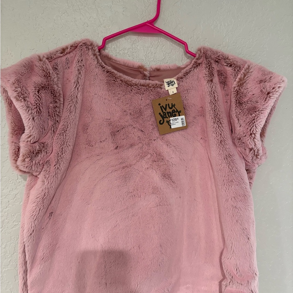 Ivy Jane ‘pretty in pink’ Faux Fur Popover